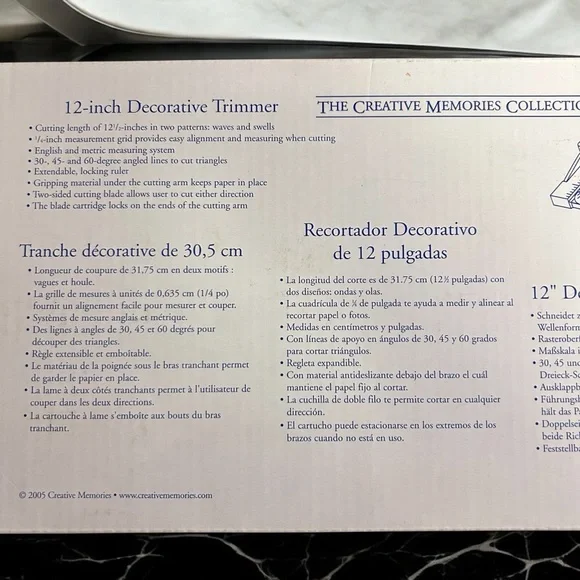 Creative Memories 12 Inch Decorative Trimmer - Picture 8 of 8